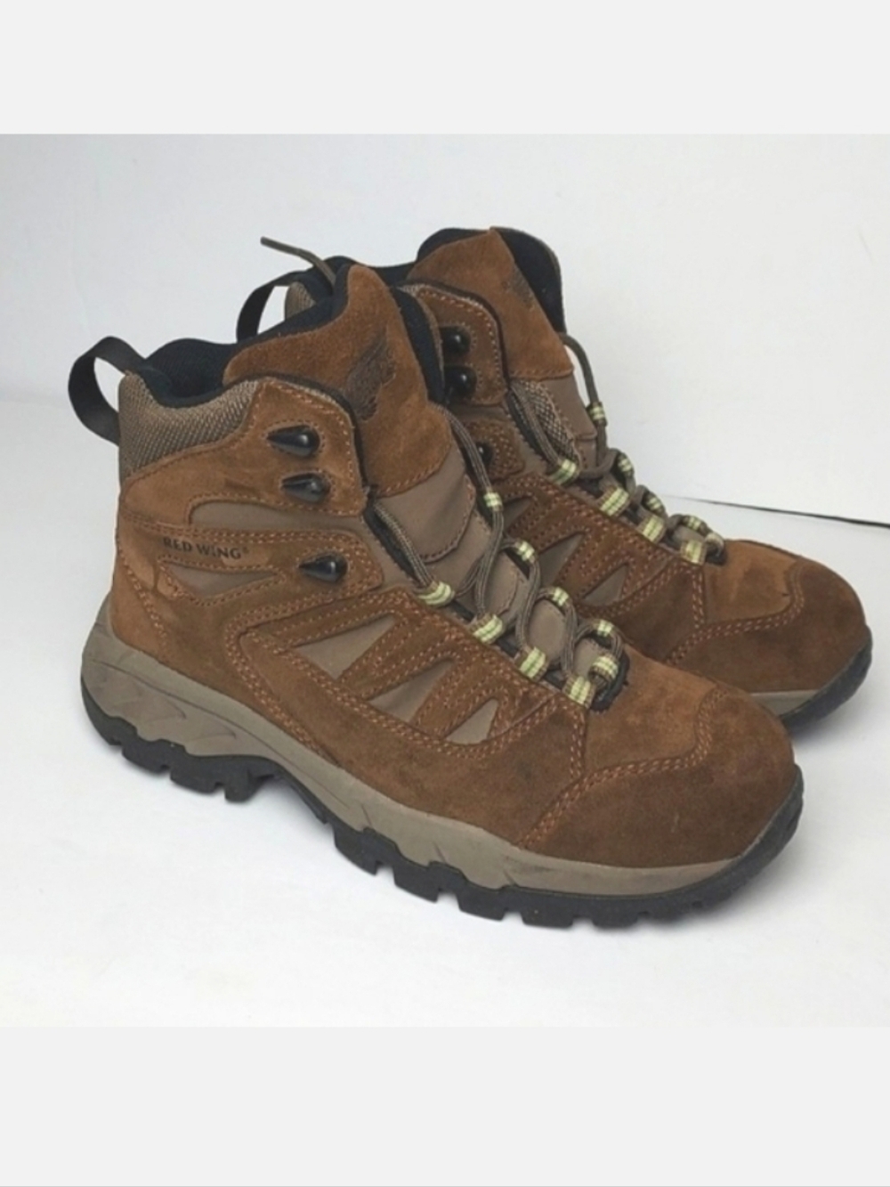 Red Wing Women's Leather Boots Brown Size 6.5D WIDE